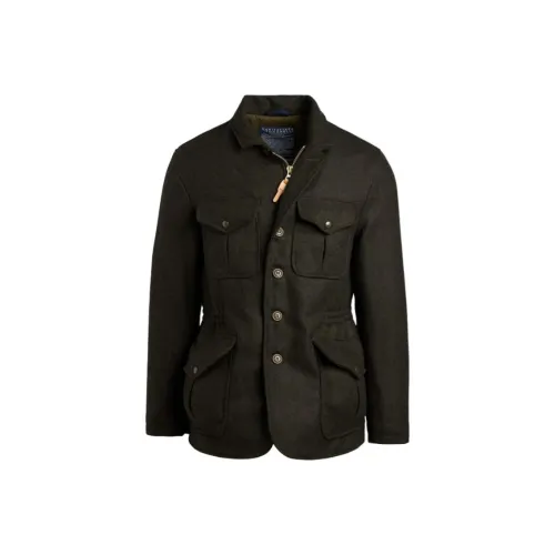 MANIFATTURA CECCARELLI Alligator Куртка Куртки Пальто Мужской Темно-зеленый