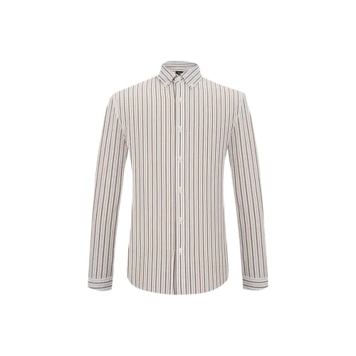 JODOLL Молоко Кофейный Мужская Рубашка