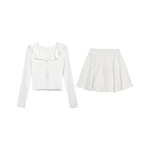 ETSE Белый Женские Комплекты с юбкой