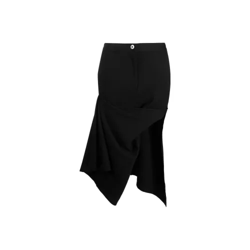 JW Anderson Черные Женские Повседневные Длинные Юбки