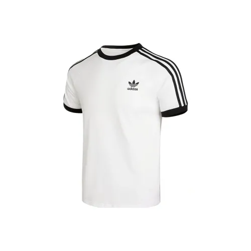 Adidas Originals ADICOLOR 3 Полосы T-рубашка Белый