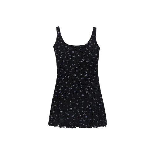 XINBANGBANG Без рукавов Платье Женское Черное