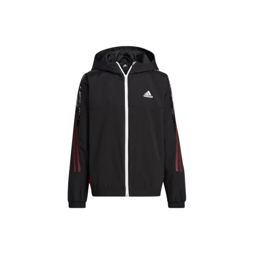 Adidas Черные Детские Куртки