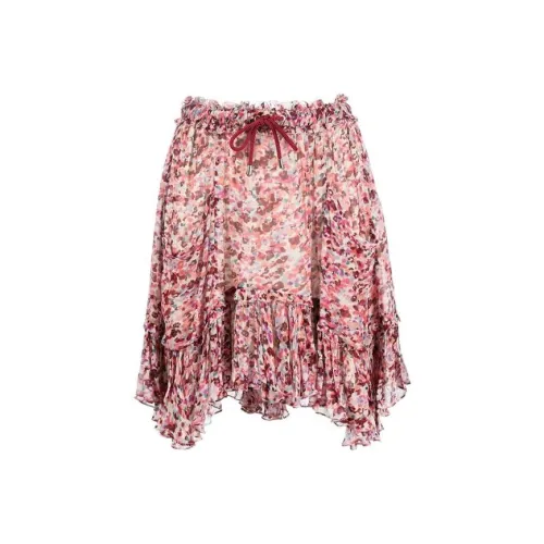 ISABEL MARANT Красный Женские Повседневные Короткие Юбки