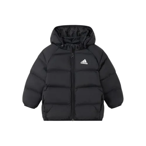 Adidas Хлопковый пуховик Черный для младенцев и малышей