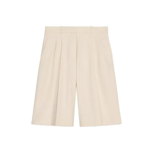 ZARA ZW Series Повседневные шорты Женские Натуральный белый