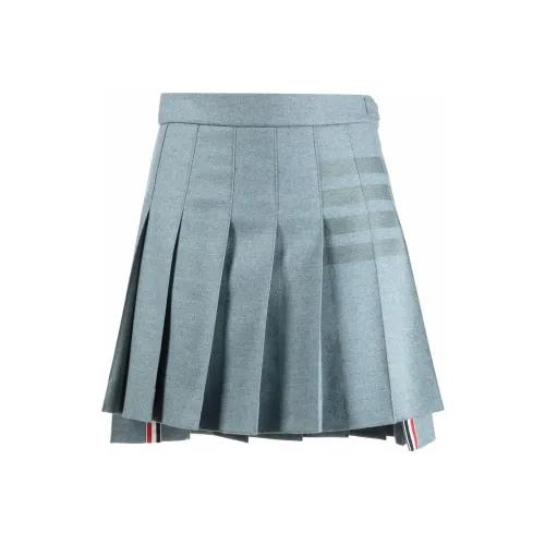 THOM BROWNE Синие Женские Повседневные Короткие Юбки