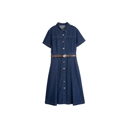 ELLE Короткий рукав Платье Женское