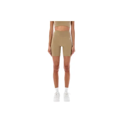 SPORTY & RICH Кофе Женские Спортивные Шорты