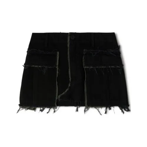 HERON PRESTON Черные Женские Короткие Юбки Карго