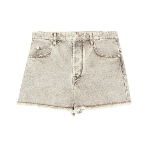 ISABEL MARANT SS23 Серые Женские Джинсовые Шорты
