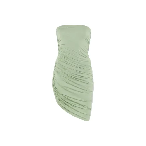 NORMA KAMALI Без рукавов Платье Женское Светло-зеленое