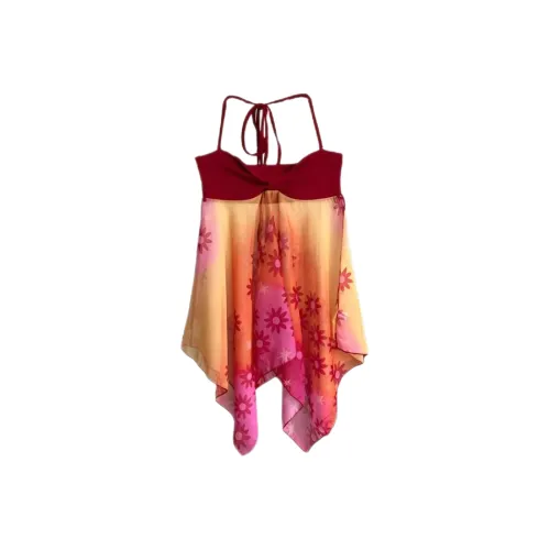 ABBY GODDESS Slip Платье Женские Подсолнух Отпуск Платье