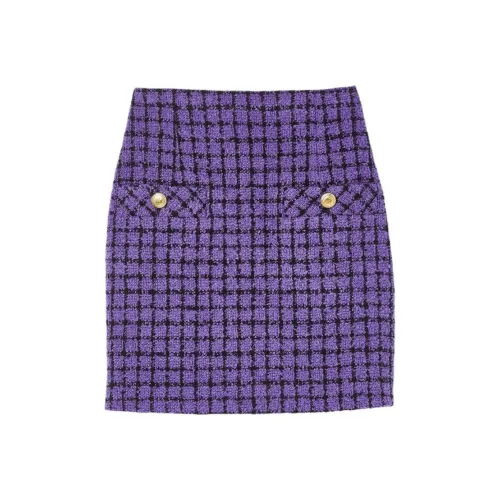 Sandro Повседневные короткие юбки Женские Фиолетовый