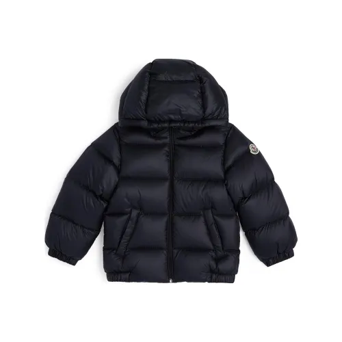 MONCLER Хлопковый пуховик Черный Infant и Toddler