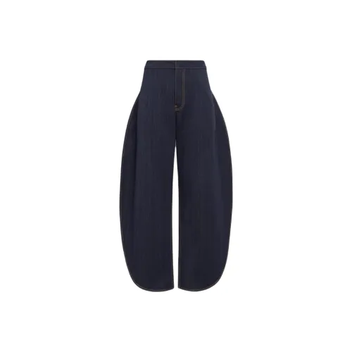 Alaia SS24 Джинсы Женские Ночной Синий