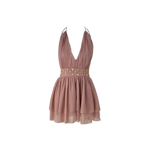 ARIADNAW STUDIO Slip Платье Женское Пыльно-розовый