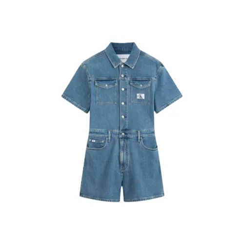 Calvin Klein Джинсовые шорты Женские Джинсовый синий