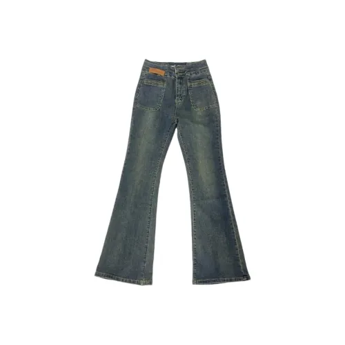 DEBRAND Джинсы Женские Винтаж Синий