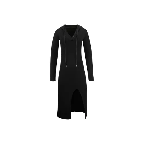 ORIASTAR Длинное платье с длинными рукавами женское