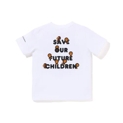 A BATHING APE SAVE The Children Коллаборация Коллекция T Рубашка Детская