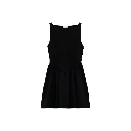 ZARA Черные Женские Платья без рукавов
