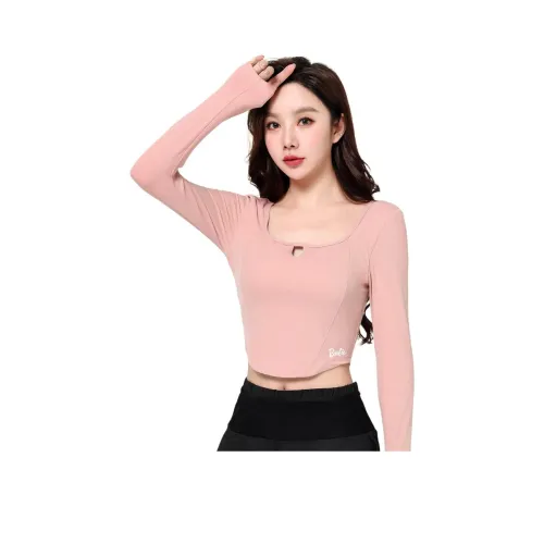 Барби Малиновый [Фиксированная чашка Ван-Пис] Женская рубашка для йоги
