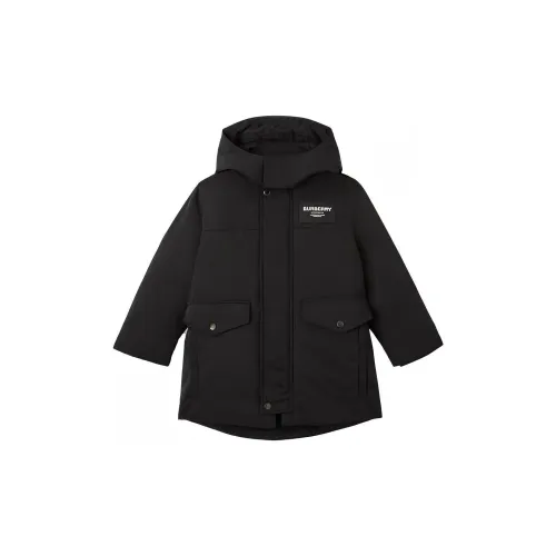 Burberry Черный Kids Утеплённые куртки