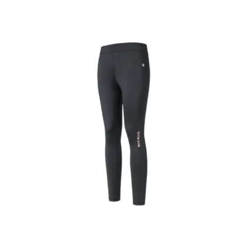 QIAODAN Черный/Hot Розовый Женские Спортивные Брюки