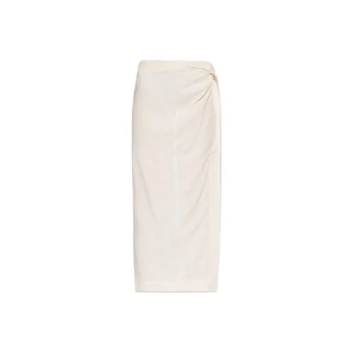 Jacquemus Экрю Женские Повседневные Длинные Юбки