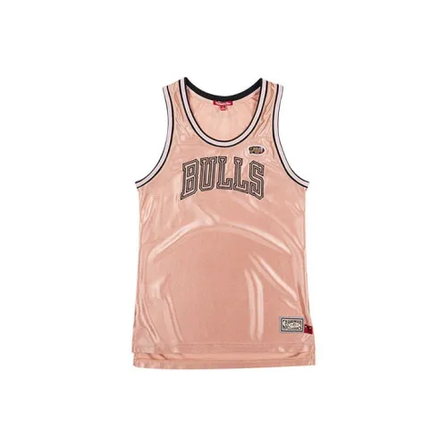 Mitchell Ness Розово-золотой Женская баскетбольная майка