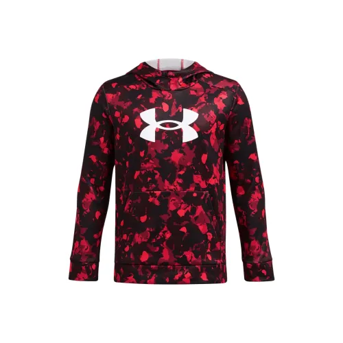 Under Armour Толстовка Armour FleeceBig Логотип Hell Красный Белый Подростки