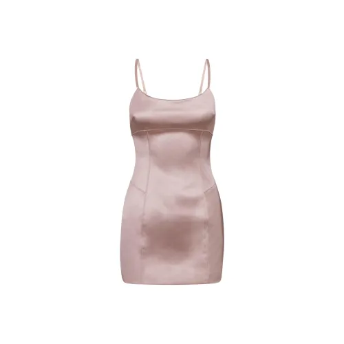 ARITZIA Ten Sizzle Satin Dress Slip Dress Women's Clouded Pink Облачно-розовый