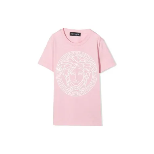 VERSACE T-рубашка VERSACE FW22 розовая детская