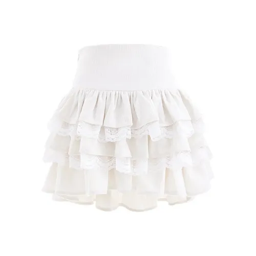 Blovelan Повседневные короткие юбки Женские Абрикос