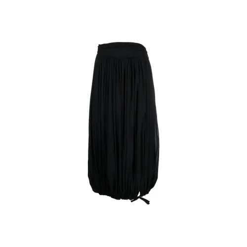 PHILOSOPHY DI LORENZO SERAFINI Черная Женская Повседневная Длинная Юбка