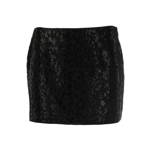 Blumarine Черная Женская Повседневная Короткая Юбка