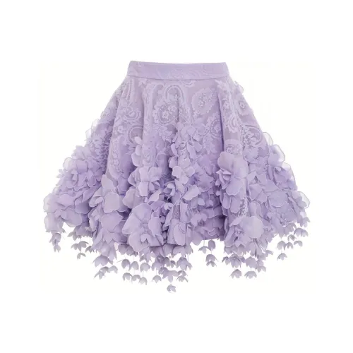 Zimmermann Фиолетовые Женские Повседневные Короткие Юбки