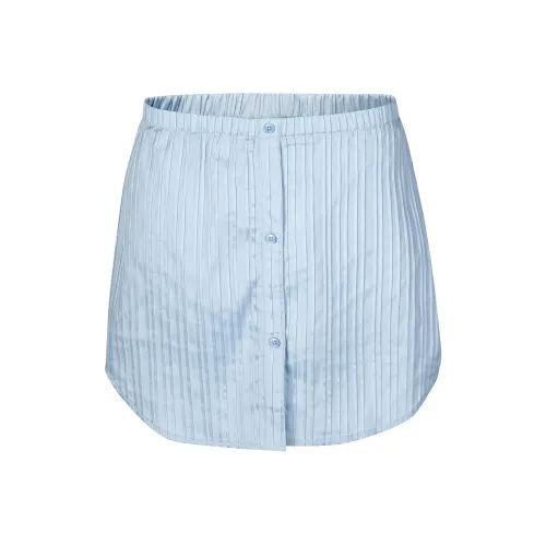 Guuka Hero Повседневные короткие юбки Женские Небесно-голубой