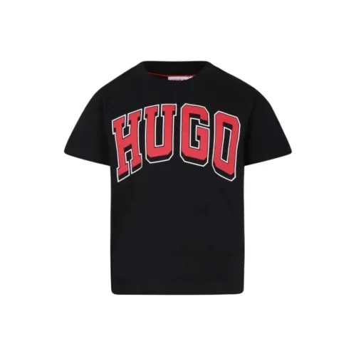 HUGO BOSS Черные Детские Рубашки T