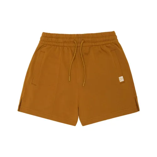 LI NING 1990 Спортивные шорты Женские Чай Кокосово-коричневый