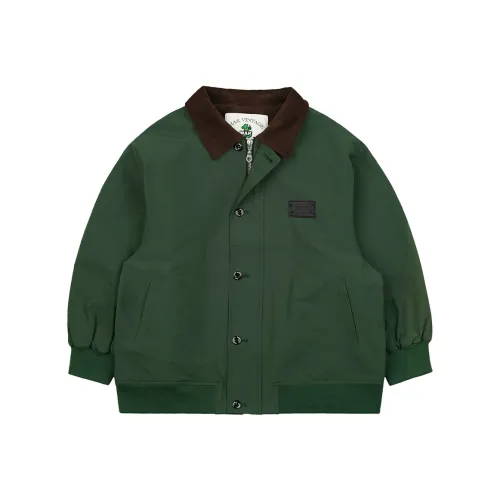 MAK Куртки Пальто Детский Винтаж Сосновый Зеленый