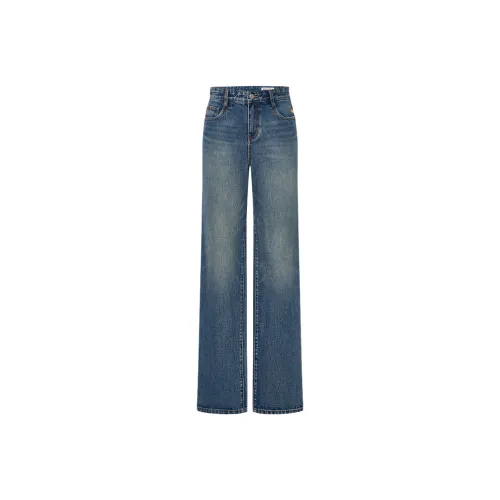 MOCO x RECTO Джинсы Женские Синие