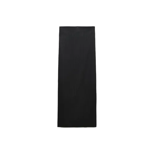 ZARA Черные Женские Повседневные Длинные Юбки