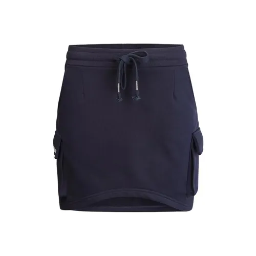 Guuka Hero Повседневные короткие юбки Женские Темно-синий