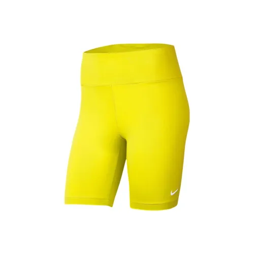 NIKE Желтые Женские Спортивные Шорты