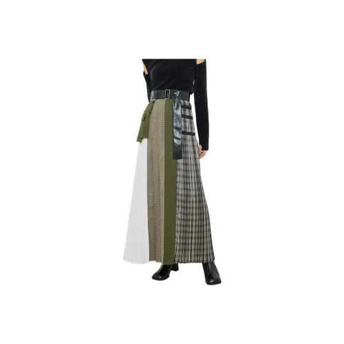UNITED TOKYO Повседневный Длинный Юбка Женские Многоцветный