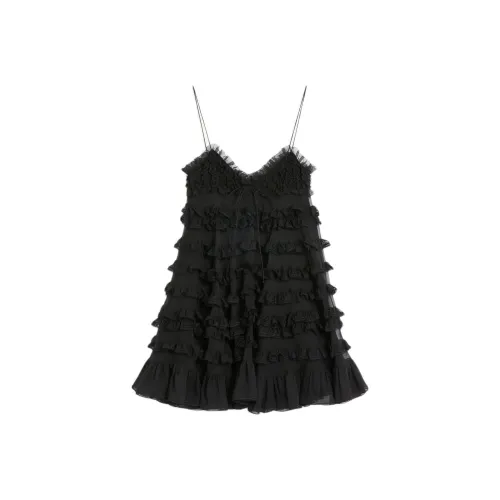 Valentino Slip Платье Женское Черное