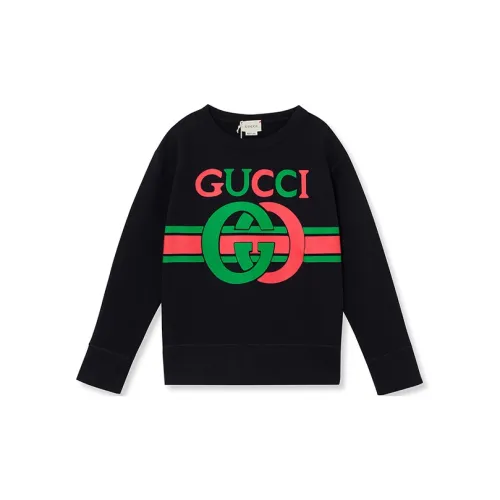 GUCCI Черный Kids Свитшоты