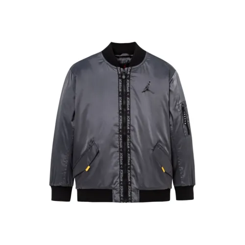 Джордан Cotton Down Jacket Light Graphite Gray Baby